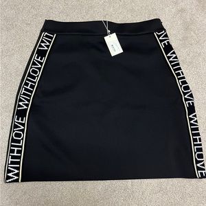 Sandro Black Skirt